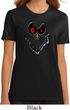 Ladies Halloween Shirt Ghost Face Organic Tee T-Shirt