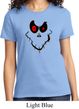 Ladies Halloween Shirt Ghost Face Tee T-Shirt