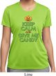 Ladies Halloween Shirt Give Me Candy Moisture Wicking Tee T-Shirt