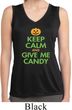 Ladies Halloween Shirt Give Me Candy Sleeveless Moisture Wicking Tee