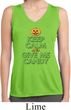 Ladies Halloween Shirt Give Me Candy Sleeveless Moisture Wicking Tee