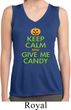 Ladies Halloween Shirt Give Me Candy Sleeveless Moisture Wicking Tee