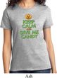 Ladies Halloween Shirt Keep Calm and Give Me Candy Tee T-Shirt
