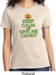 Ladies Halloween Shirt Keep Calm and Give Me Candy Tee T-Shirt