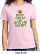 Ladies Halloween Shirt Keep Calm and Give Me Candy Tee T-Shirt