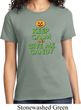 Ladies Halloween Shirt Keep Calm and Give Me Candy Tee T-Shirt