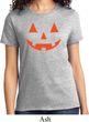 Ladies Halloween Shirt Orange Jack O Lantern Tee T-Shirt