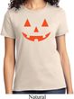 Ladies Halloween Shirt Orange Jack O Lantern Tee T-Shirt
