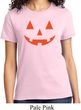 Ladies Halloween Shirt Orange Jack O Lantern Tee T-Shirt