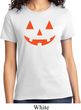 Ladies Halloween Shirt Orange Jack O Lantern Tee T-Shirt