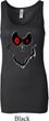 Ladies Halloween Tanktop Ghost Face Longer Length Tank Top