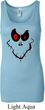 Ladies Halloween Tanktop Ghost Face Longer Length Tank Top