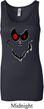 Ladies Halloween Tanktop Ghost Face Longer Length Tank Top