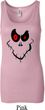 Ladies Halloween Tanktop Ghost Face Longer Length Tank Top