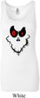 Ladies Halloween Tanktop Ghost Face Longer Length Tank Top