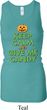 Ladies Halloween Tanktop Give Me Candy Longer Length Racerback Tank