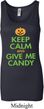 Ladies Halloween Tanktop Give Me Candy Longer Length Tank Top