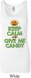 Ladies Halloween Tanktop Give Me Candy Longer Length Tank Top