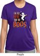 Ladies Halloween Tee I'm Here for the Boos Dry Wicking T-shirt