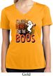 Ladies Halloween Tee I'm Here for the Boos Dry Wicking V-neck