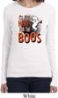 Ladies Halloween Tee I'm Here for the Boos Long Sleeve