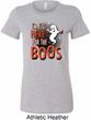 Ladies Halloween Tee I'm Here for the Boos Longer Length Shirt
