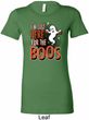 Ladies Halloween Tee I'm Here for the Boos Longer Length Shirt