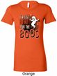 Ladies Halloween Tee I'm Here for the Boos Longer Length Shirt