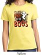Ladies Halloween Tee I'm Here for the Boos T-shirt