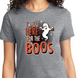 Ladies Halloween Tee I'm Here for the Boos T-shirt Ladies Halloween Tee I'm Here for the Boos T-shirt