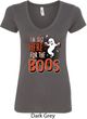 Ladies Halloween Tee I'm Here for the Boos V-neck