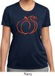Ladies Halloween Tee Pumpkin Sketch Dry Wicking T-shirt