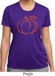 Ladies Halloween Tee Pumpkin Sketch Dry Wicking T-shirt