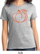 Ladies Halloween Tee Pumpkin Sketch T-shirt
