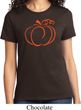 Ladies Halloween Tee Pumpkin Sketch T-shirt
