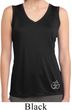 Ladies Hindu Patch Bottom Print Sleeveless Moisture Wicking Tee