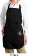 Ladies Hippie Sun Patch Bottom Print Full Length Apron with Pockets