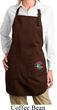 Ladies Hippie Sun Patch Bottom Print Full Length Apron with Pockets