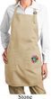 Ladies Hippie Sun Patch Bottom Print Full Length Apron with Pockets