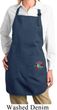 Ladies Hippie Sun Patch Bottom Print Full Length Apron with Pockets
