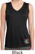 Ladies Hippie Sun Patch Bottom Print Sleeveless Moisture Wicking Tee