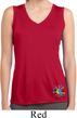 Ladies Hippie Sun Patch Bottom Print Sleeveless Moisture Wicking Tee