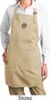 Ladies Hippie Sun Patch Middle Print Full Length Apron with Pockets