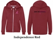 Ladies Hoodie Pink Ribbon Best Pillows Front & Back Full Zip Hoody