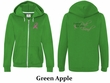 Ladies Hoodie Pink Ribbon For My Friend Front & Back Full Zip Hoody