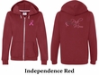 Ladies Hoodie Pink Ribbon For My Mom Front & Back Print Full Zip Hoody