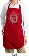 Ladies Iconic Buddha Full Length Apron with Pockets