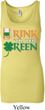 Ladies Irish Tanktop Drink Til Yer Green Longer Length Tank Top