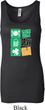 Ladies Irish Tanktop Eat Drink Be Irish Longer Length Tank Top