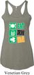 Ladies Irish Tanktop Eat Drink Be Irish Tri Blend Racerback Tank Top